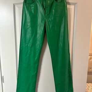Zara Women's Straight Green Pants